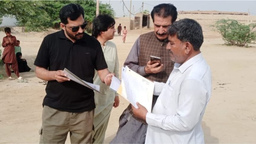 Assistant Commissioner Dera Allahyar inspects completed local government projects