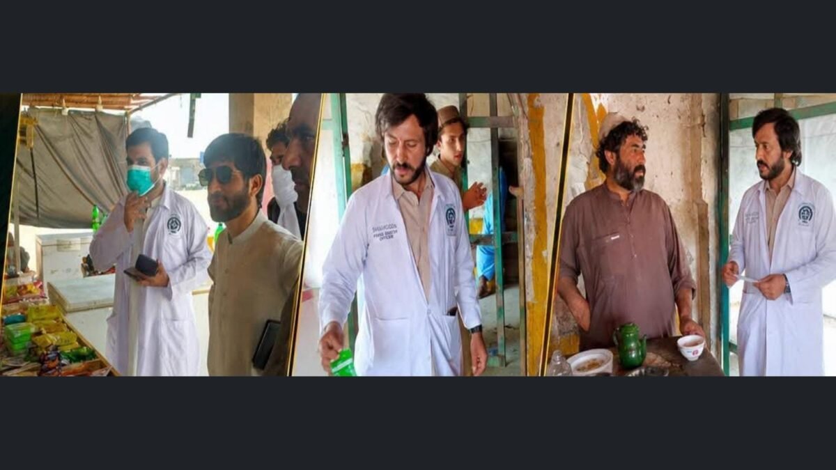 Food authority inspects 15 businesses in Loralai’s Mekhtar Bazaar, fines six