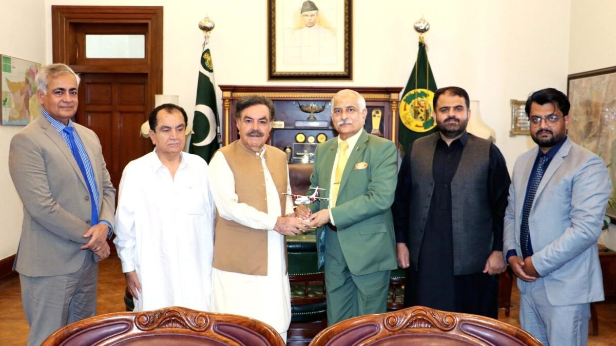 Governor Mandokhail urges South Air Pakistan to start Quetta-Zhob flights