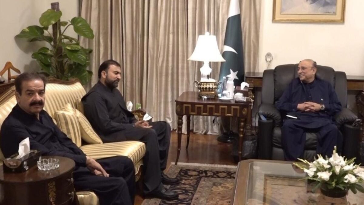 Chief Minister Bugti meets President Zardari, discusses peace and development in Balochistan