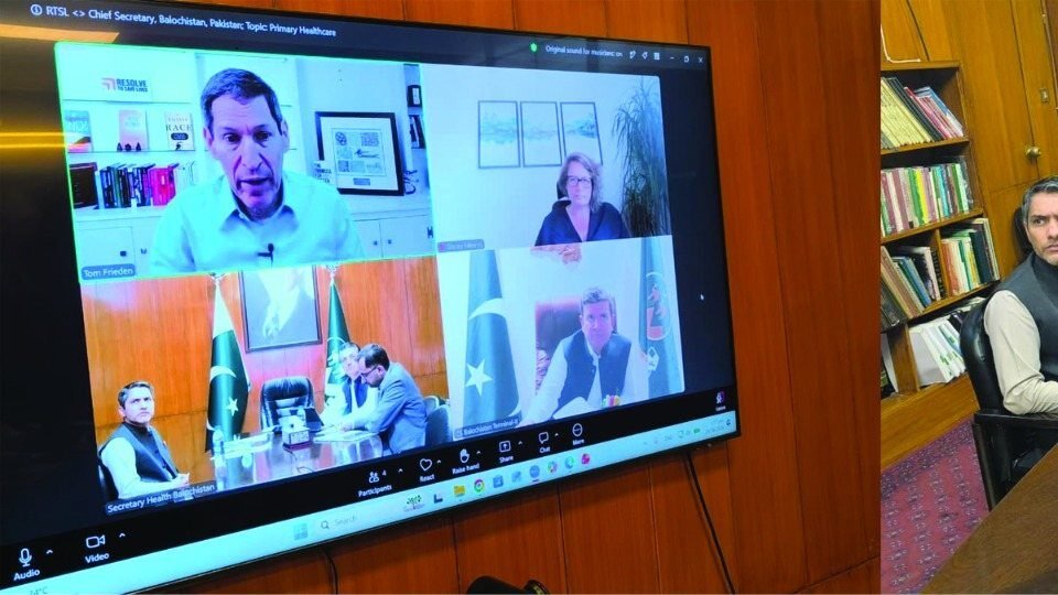 Chief Secretary meets Resolve to Save Lives CEO Tom Frieden on health cooperation