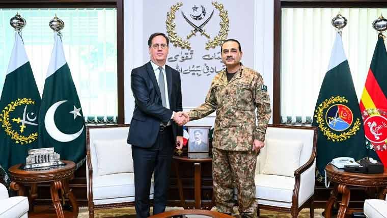 French defence and national security secretary general meets Field Marshal Asim Munir