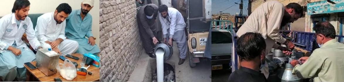 Balochistan Food Authority destroys 2,000 litres of adulterated milk in Quetta, Loralai