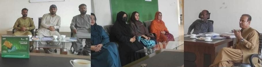 Monitoring officer visits Government Girls Intermediate College Sarbandan
