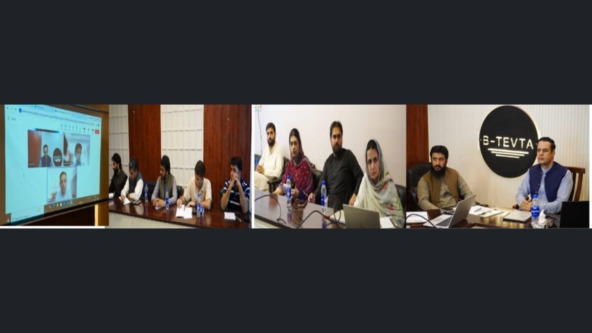 B-TEVTA MD holds online meeting with ADB on centres of excellence in divisions