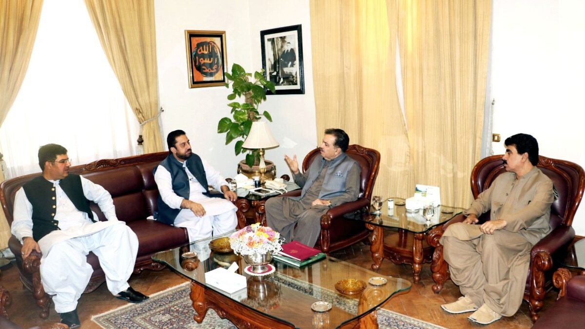 Governor Balochistan meets opposition leader Younus Zehri and other delegations