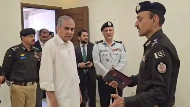 Mohsin Naqvi visits National Police Academy, orders upgrade projects completed on time