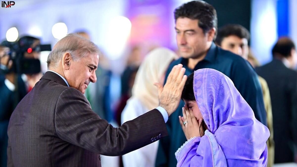 Danish School graduate Dr Alina’s speech moves PM Shehbaz Sharif to tears