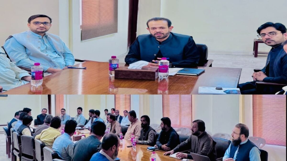 Pishin Commissioner Qaim Lashari visits Chaman, reviews law and order, master plan and DHQ Hospital
