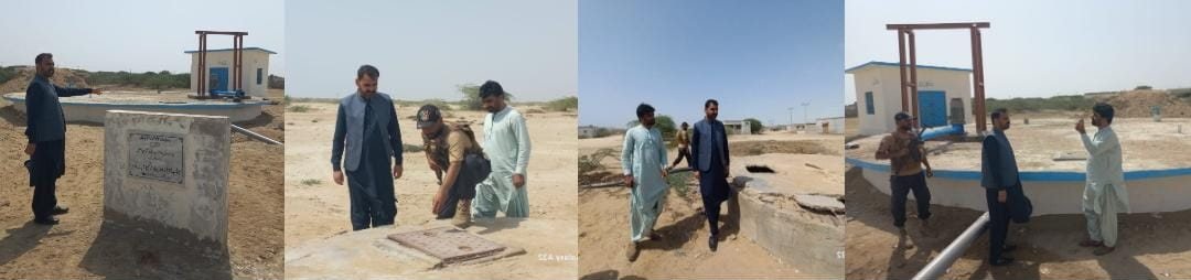 Pasni assistant commissioner inspects Gurhani-Churbander water scheme