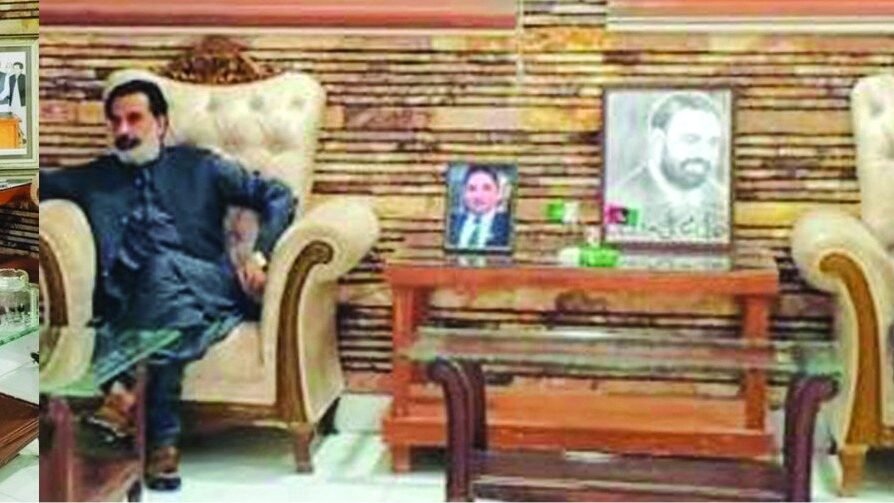 Provincial minister Haji Mir Ali Madad Jattak meets constituents at Jattak House, Quetta