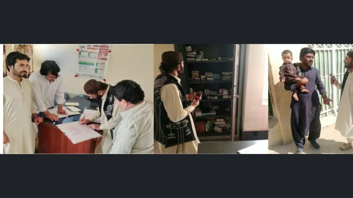 Assistant Commissioner Loni visits Duki DHQ Hospital and BHU Killi Ali Muhammad