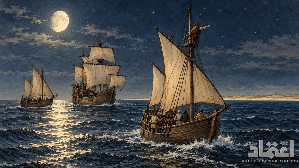 Christopher Columbus: the first voyage across the Atlantic