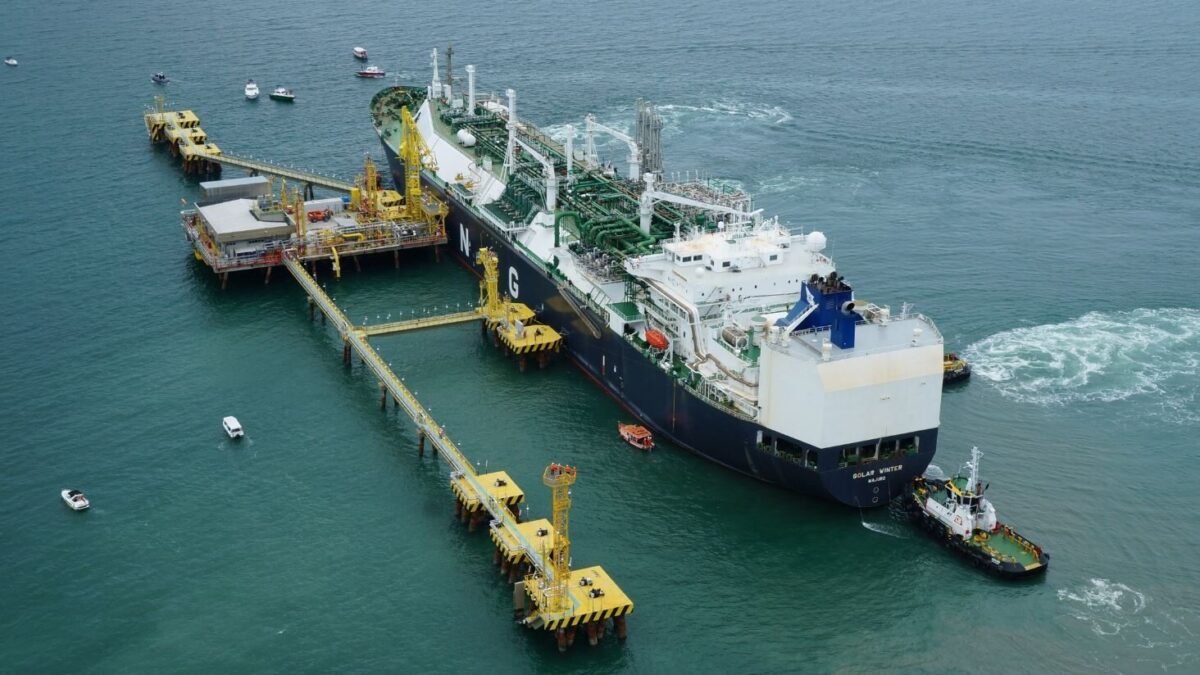 Cannot write report: source texts contain no information on LNG terminal plan