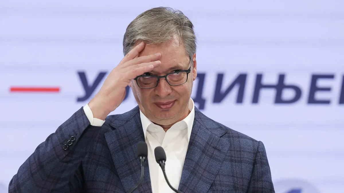 Vucic concedes as student-backed list wins Serbian election